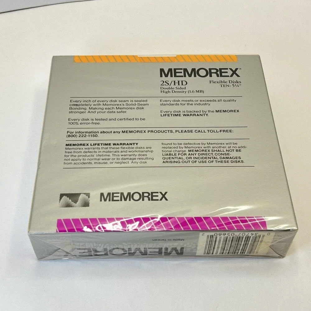 Memorex 2S/HD Double Sided High Density 5.25